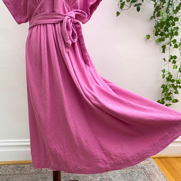 Hatch Maternity Pink Carolina Dress Size 4 - Picture 6 of 11